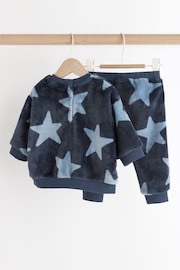 Navy Star Baby Fleece Top and Joggers Set - Image 4 of 15