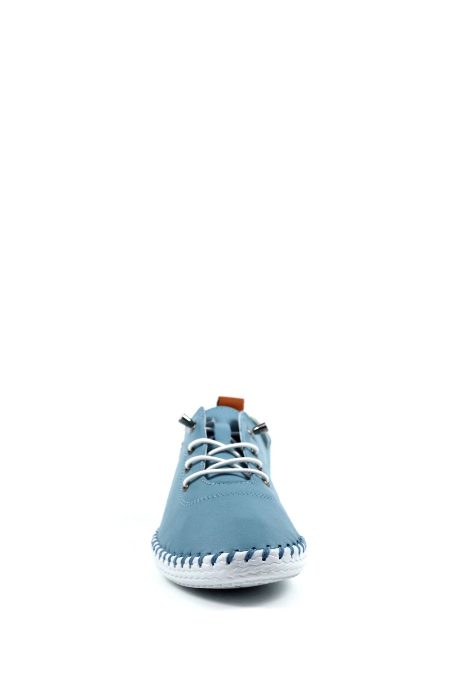 Lunar St Ives Light Blue Plimsoll - Image 5 of 9