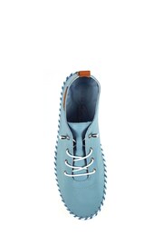 Lunar St Ives Light Blue Plimsoll - Image 7 of 9