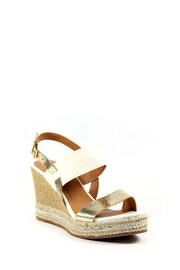 Lunar Beatrix White Wedge Sandals - Image 2 of 8