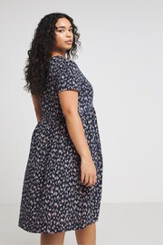 Simply Be Blue Supersoft Pocket Midi Dress - Image 3 of 4