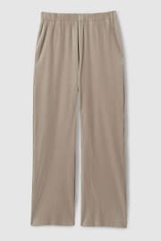 Reiss Champagne Malin Elasticated Plisse Trousers - Image 2 of 6