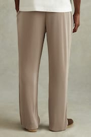 Reiss Champagne Malin Elasticated Plisse Trousers - Image 4 of 6