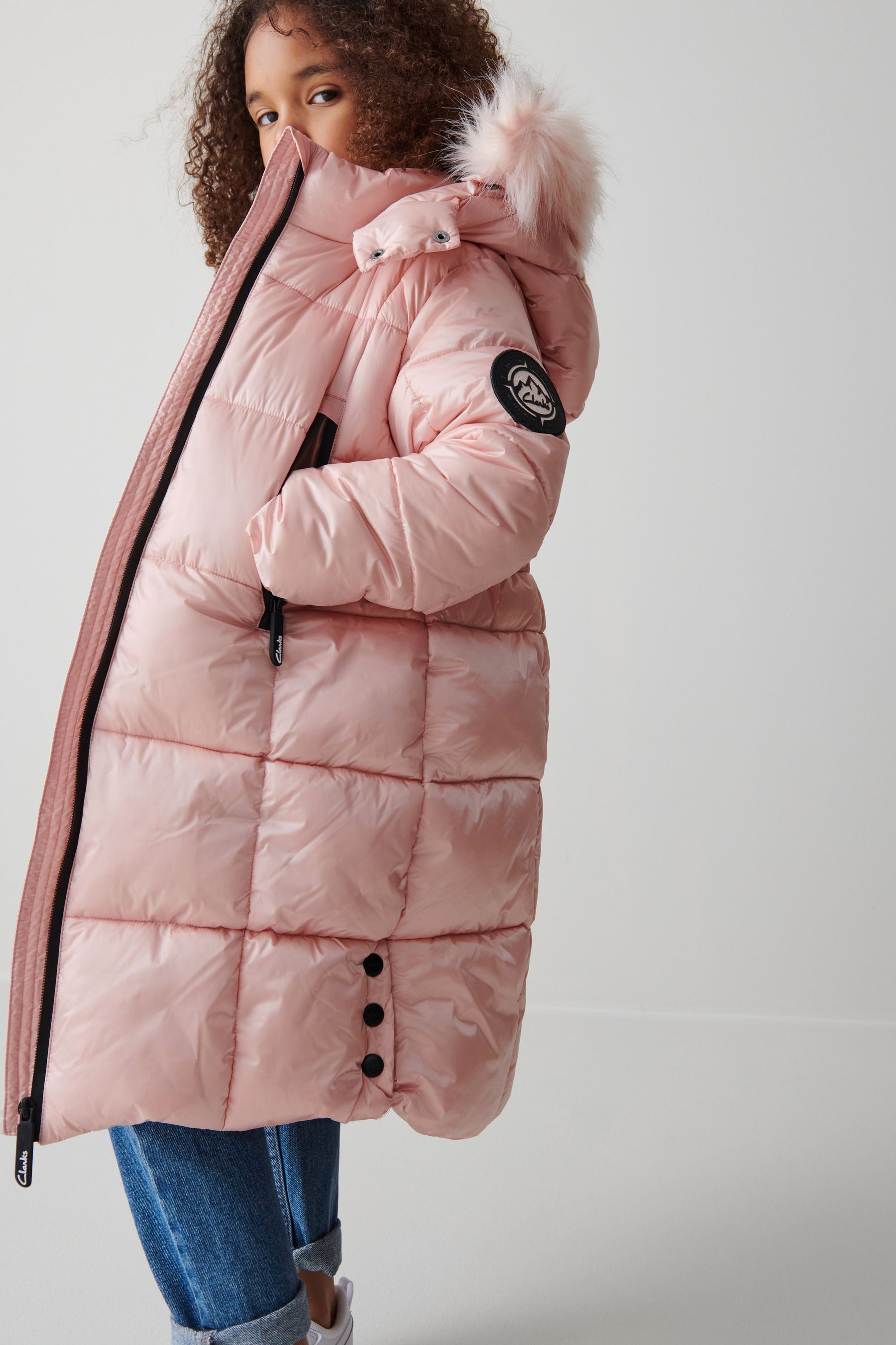 Buy Clarks Girls Longline Padded Coat Next Ukraine