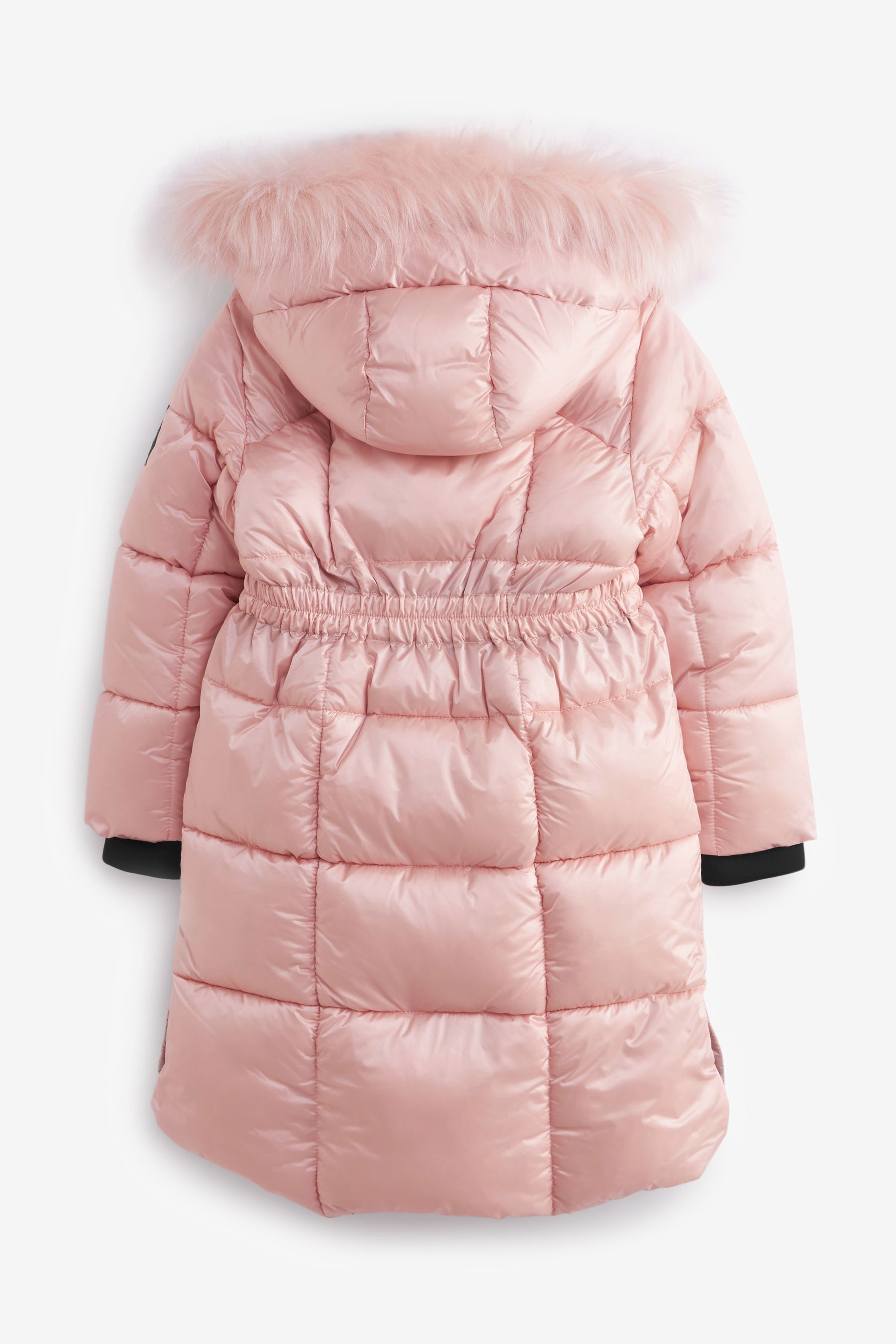 Buy Clarks Pink Girls Longline Padded Coat from Next Luxembourg