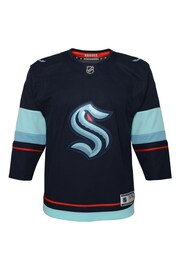 adidas Blue NHL Seattle Kraken Replica Home Jersey Toddler - Image 2 of 3