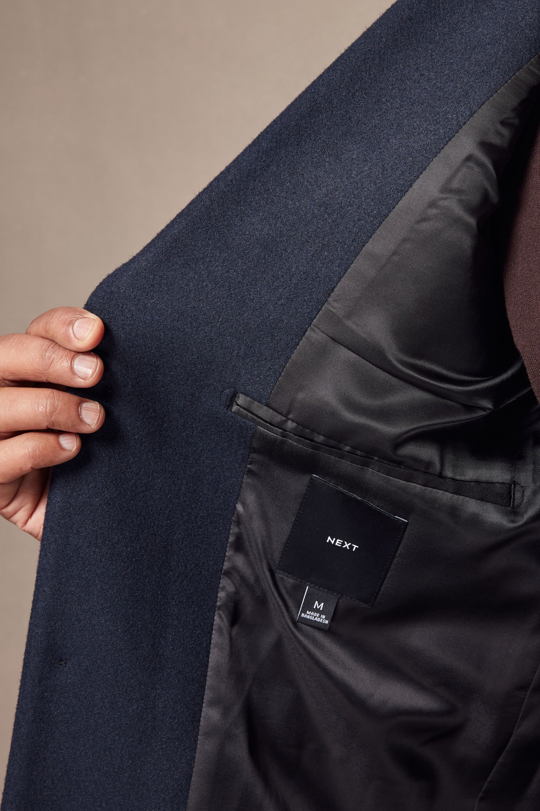 Blue epsom coat shop