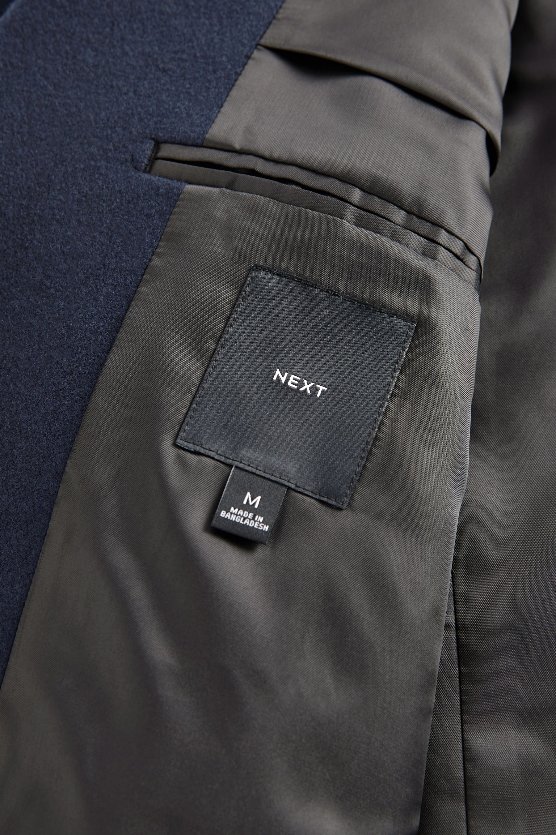Buy Navy Blue Epsom Overcoat from Next Canada