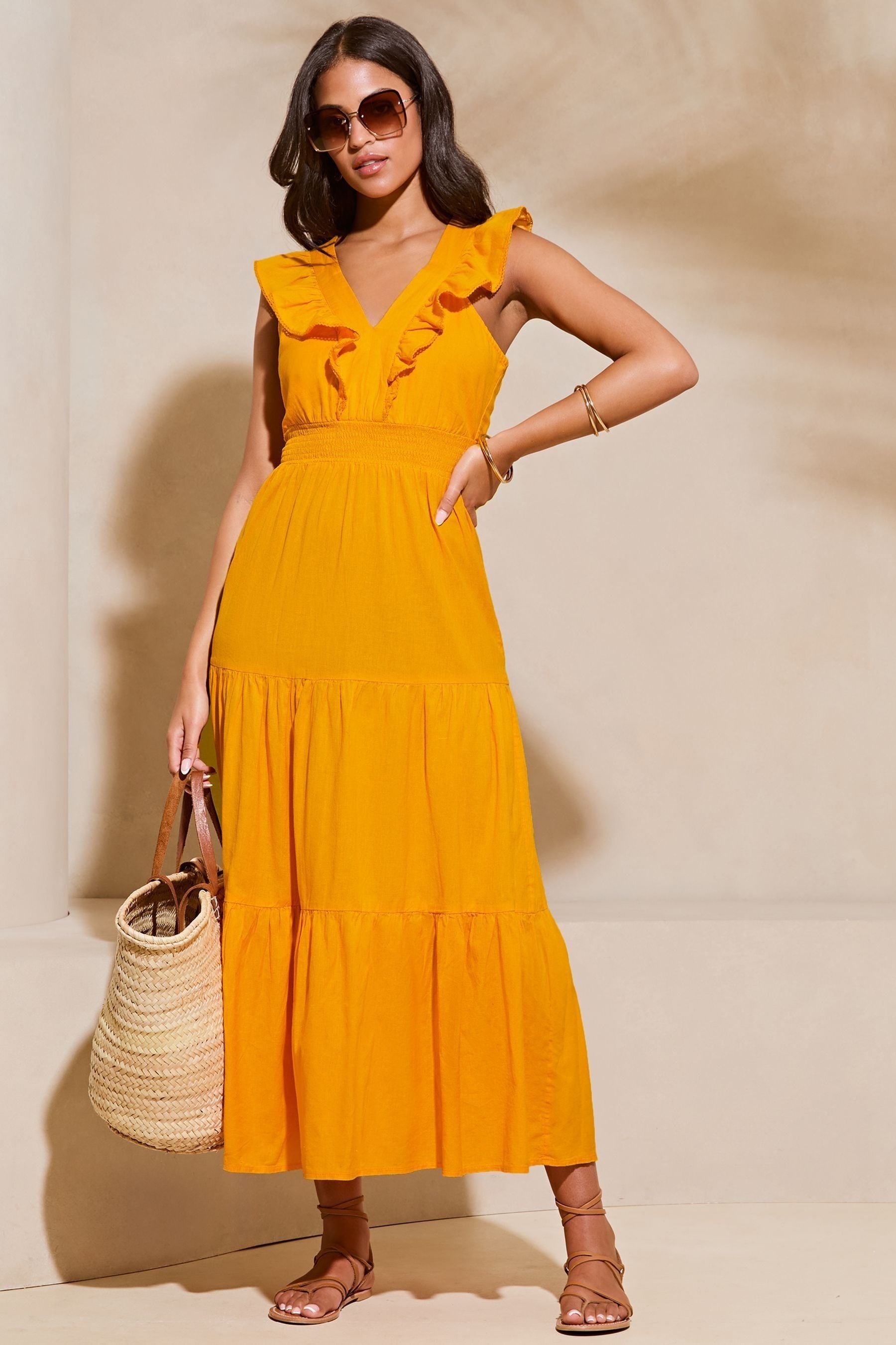 Next lipsy yellow dress sales
