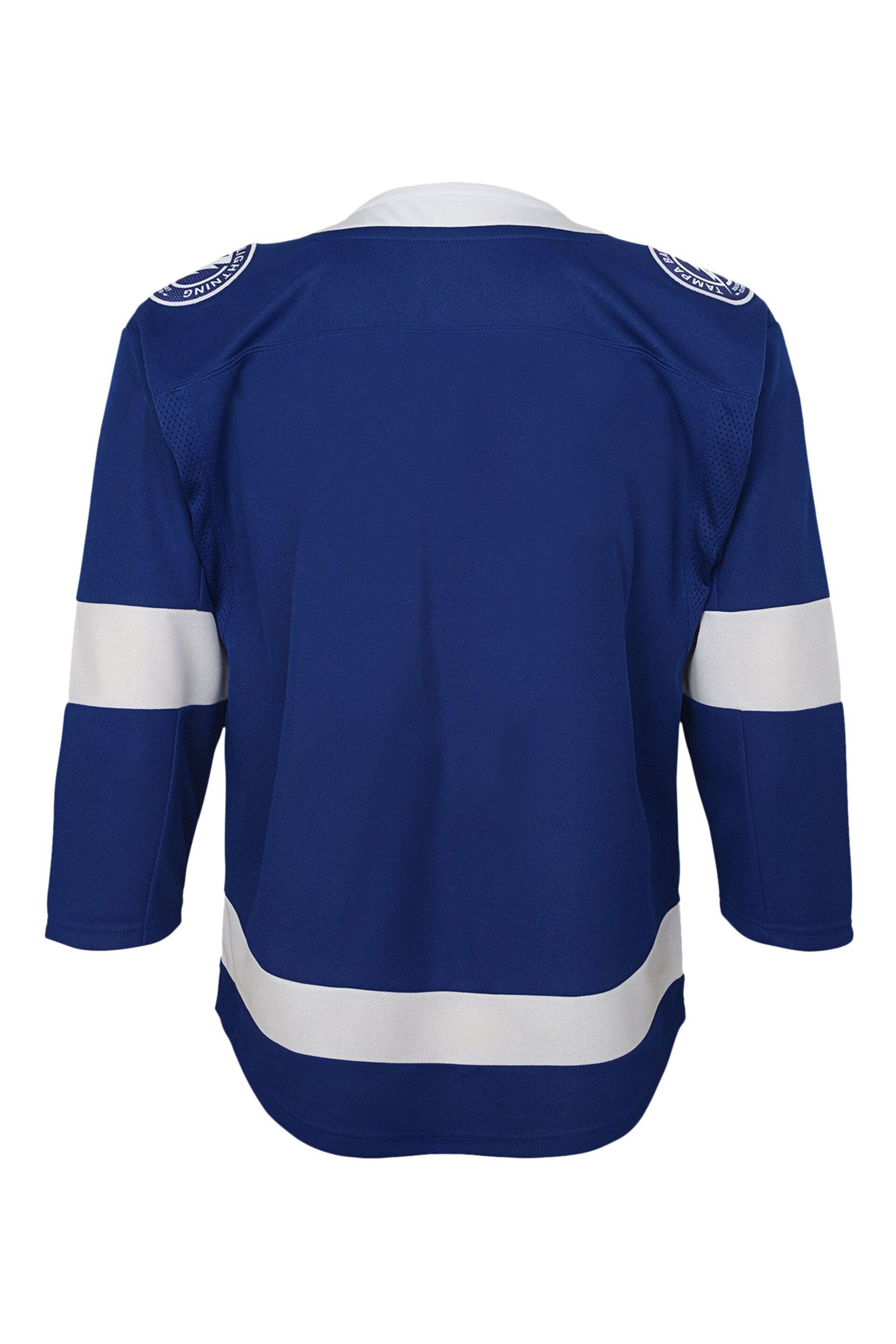 adidas Blue NHL Tampa Bay Lightning Replica Home Jersey Toddler - Image 3 of 3