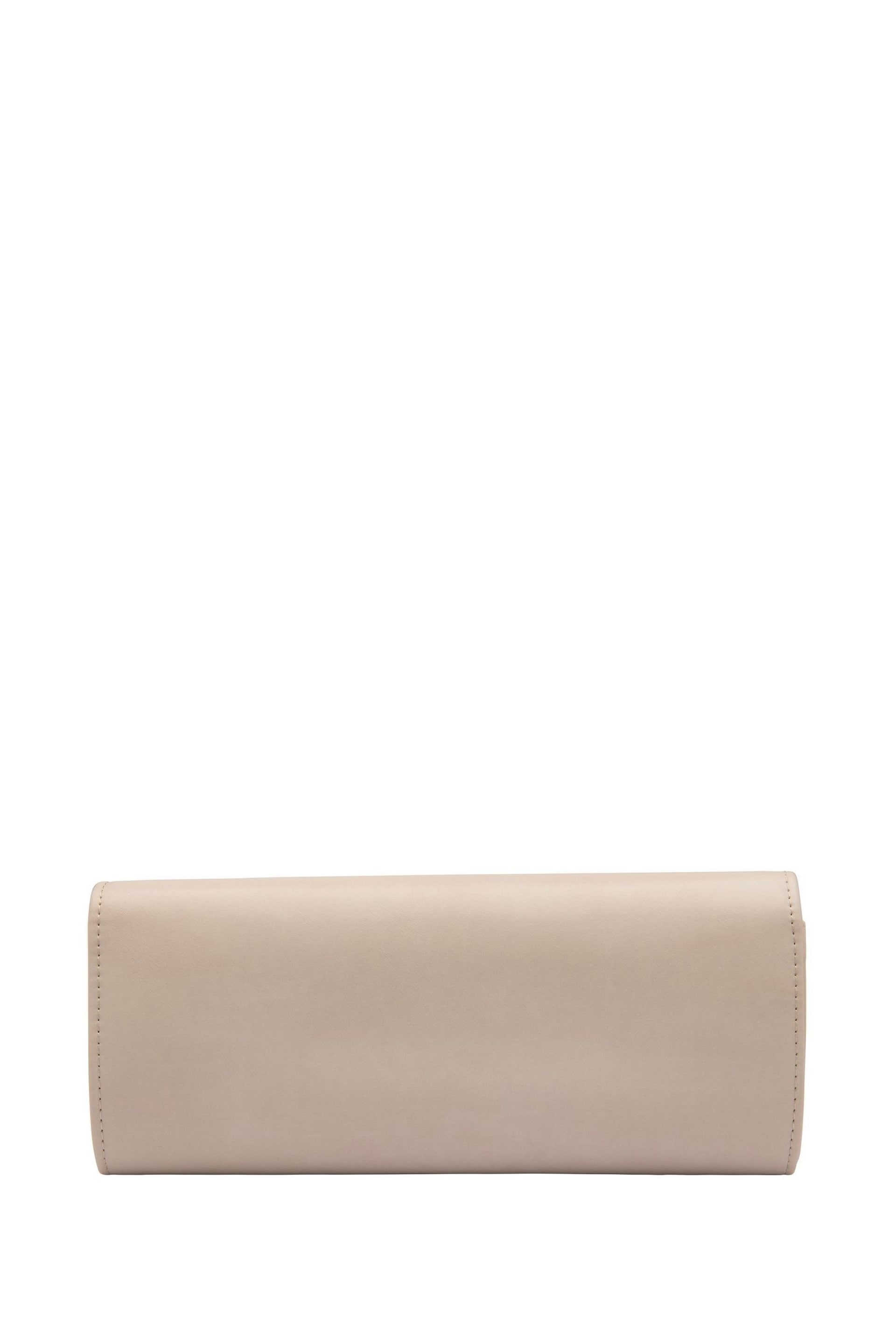 Lotus Nude Clutch Bag with Chain - Image 2 of 4