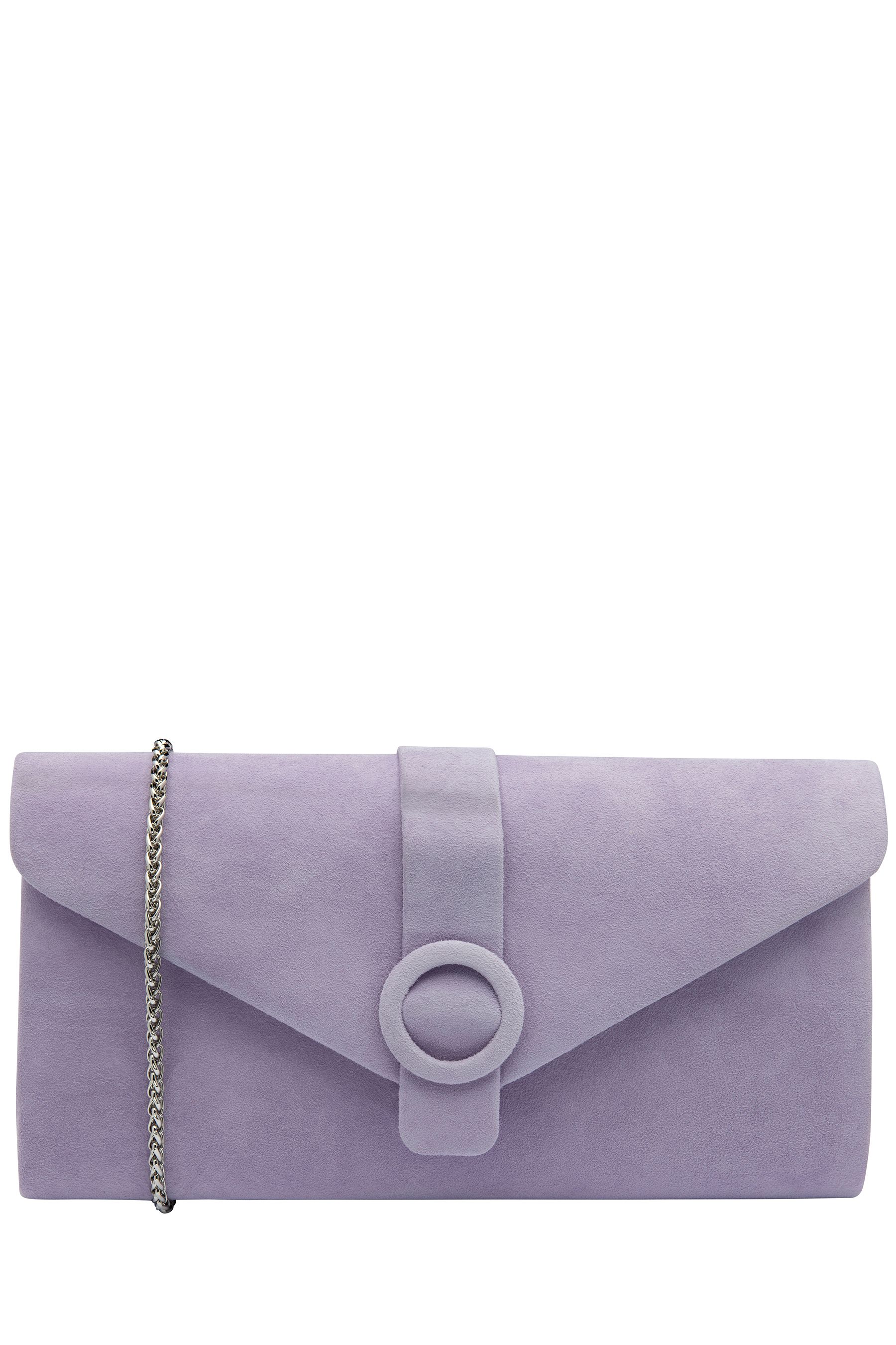 Violet clutch bag top