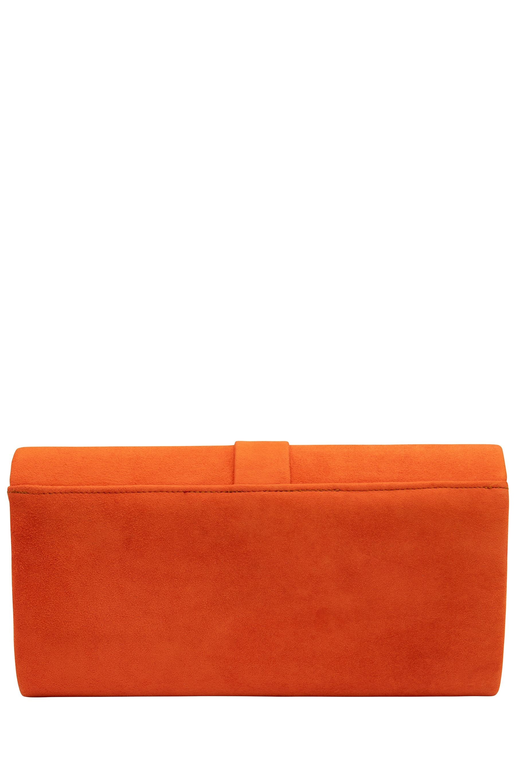 Orange clutch bag next hotsell