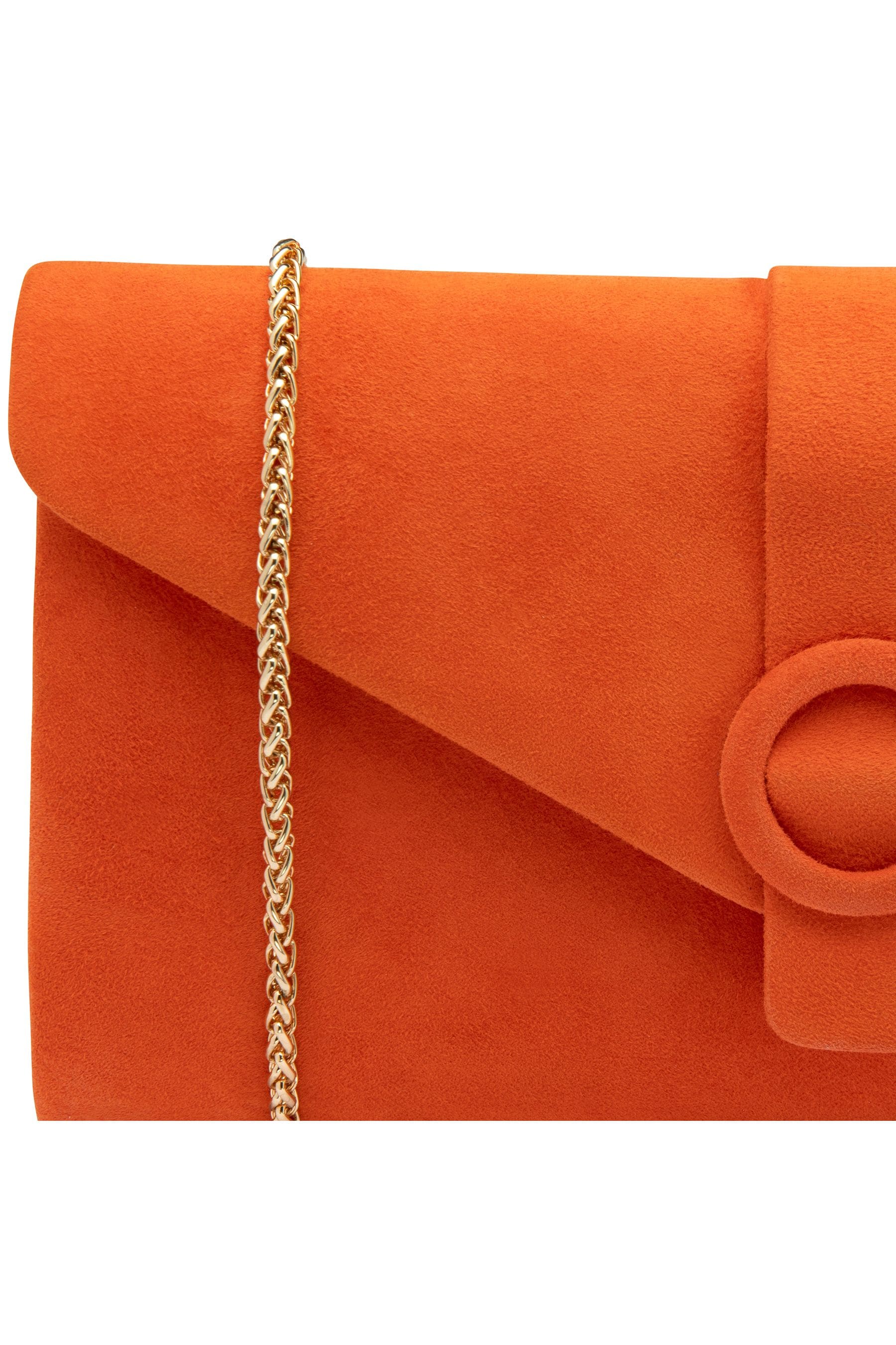 Orange clutch bag new look on sale