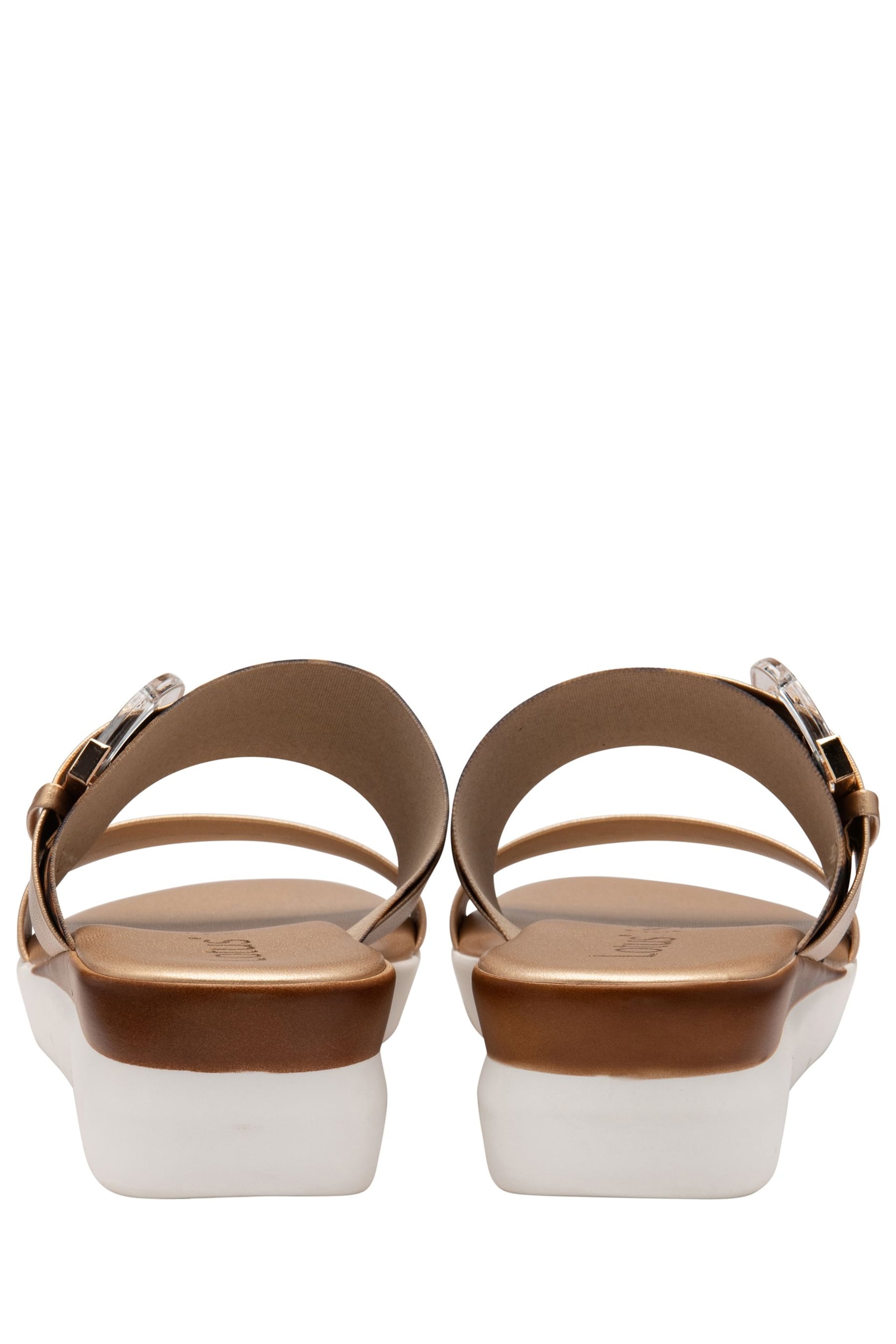 Lotus Gold Mule Sandals - Image 3 of 4