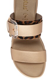 Lotus Gold Mule Sandals - Image 4 of 4