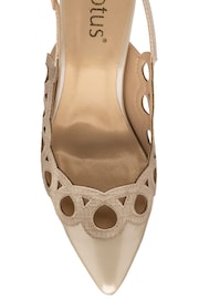 Lotus Nude Slingback Court Shoes - Image 4 of 4