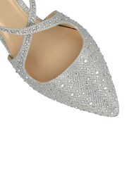 Lotus Silver Pointed-Toe Court Shoes - Image 4 of 4