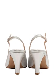 Lotus Silver Peep-Toe Slingback Shoes - Image 3 of 4