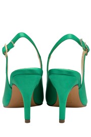 Lotus Green Slingback Court Shoes - Image 3 of 4