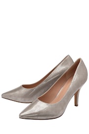 Lotus Grey Patent Court Shoes - Image 2 of 4