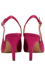 Lotus Pink Slingback Court Shoes - Image 3 of 4