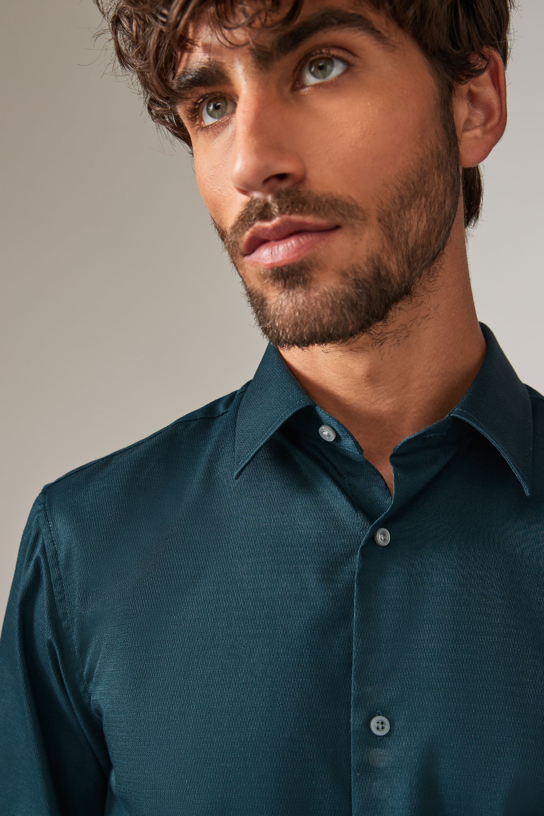 Mens teal dress shirt 2025