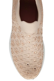 Lotus Brown Slip-On Casual Trainers - Image 4 of 4