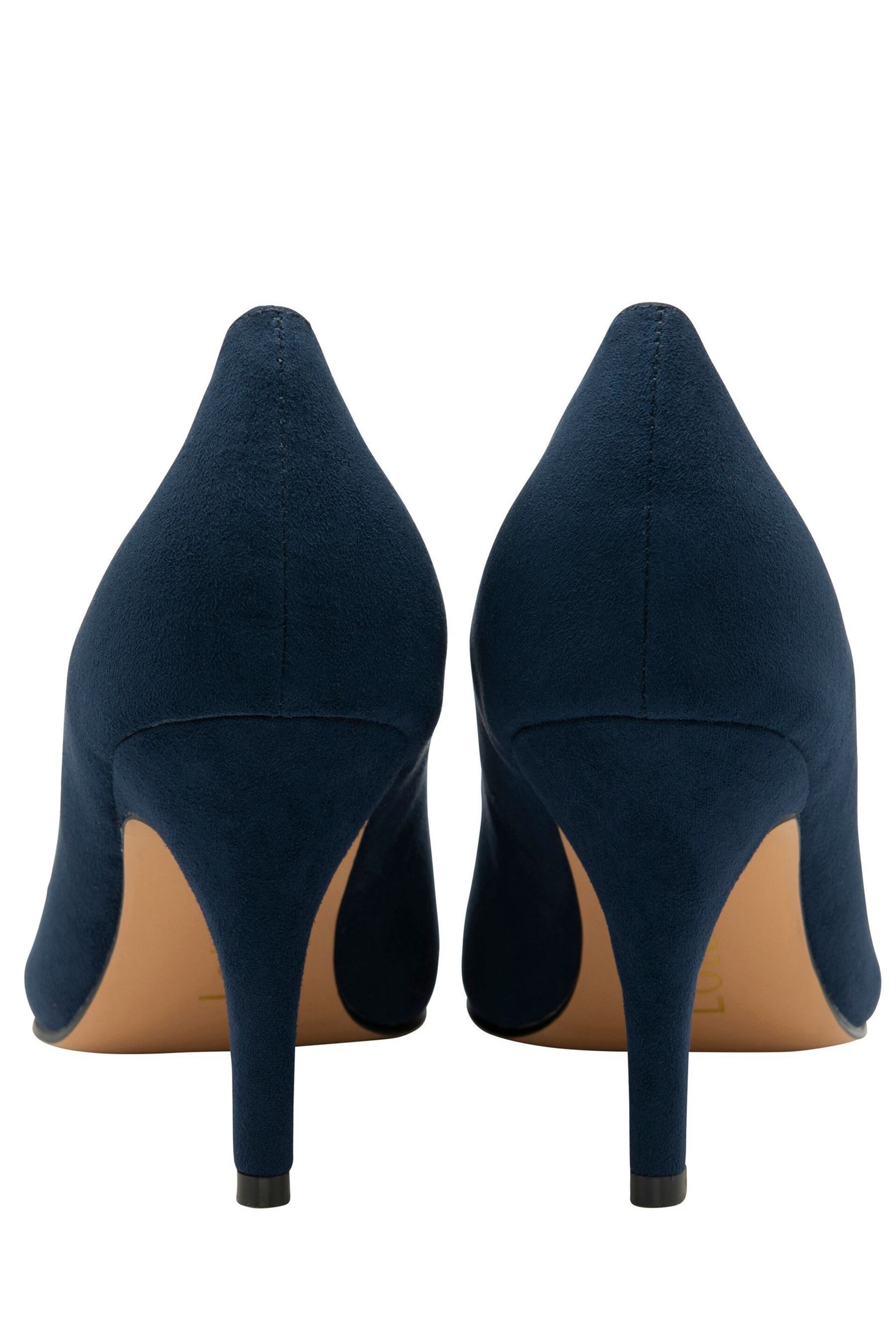 Lotus Blue Stiletto-Heel Court Shoes - Image 3 of 4