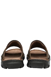 Lotus Brown Open-Toe Mule Sandals - Image 3 of 4