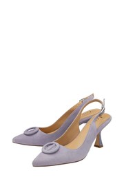 Lotus Purple Pointed-Toe Court Shoes - Image 2 of 4