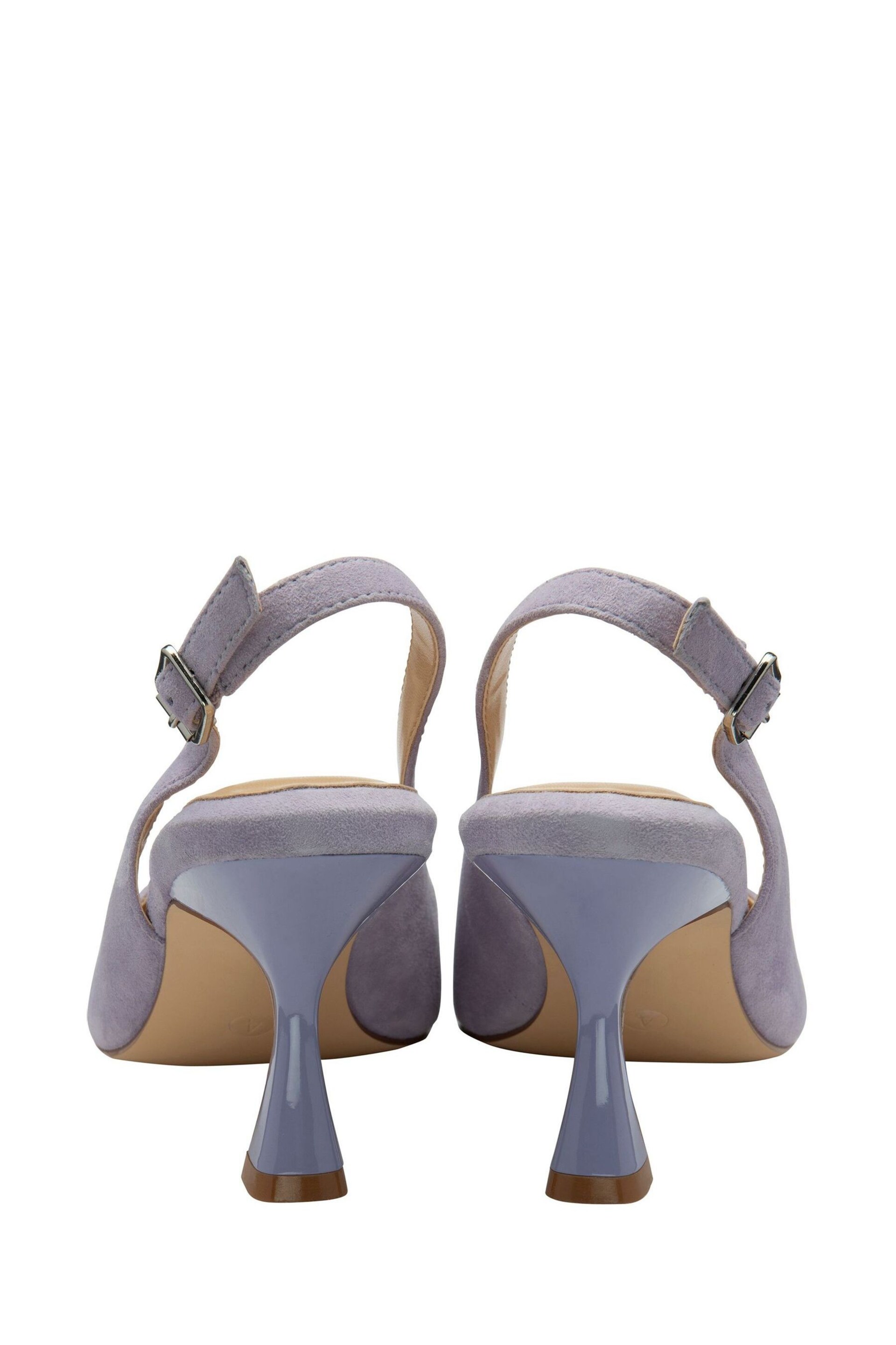 Lotus Purple Pointed-Toe Court Shoes - Image 3 of 4