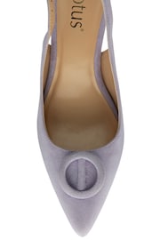 Lotus Purple Pointed-Toe Court Shoes - Image 4 of 4