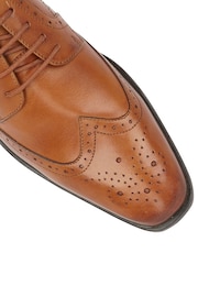 Lotus Brown Leather Lace-Up Brogues - Image 4 of 4