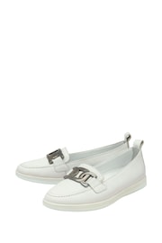 Lotus White Slip-On Casual Shoes - Image 2 of 4