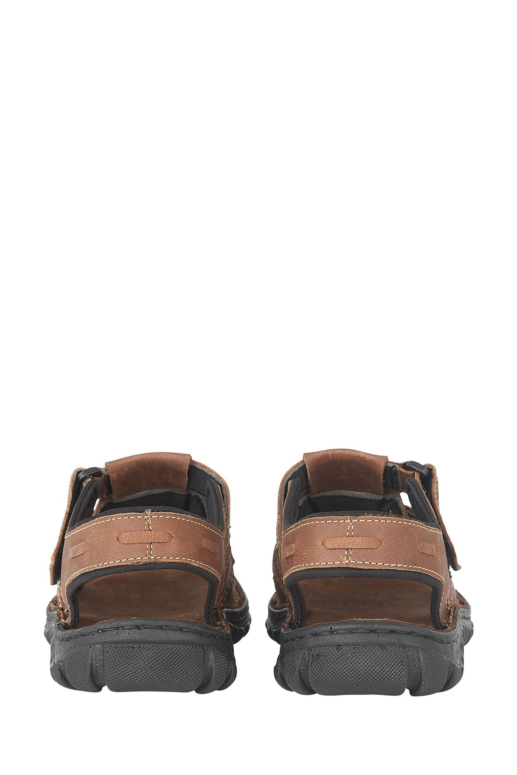 Buy Lotus Light Brown Leather Open Toe Sandals from Next Canada