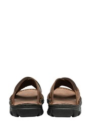 Lotus Brown Leather Mule Sandals - Image 3 of 4