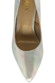 Lotus Silver Stiletto-Heel Court Shoes - Image 4 of 4