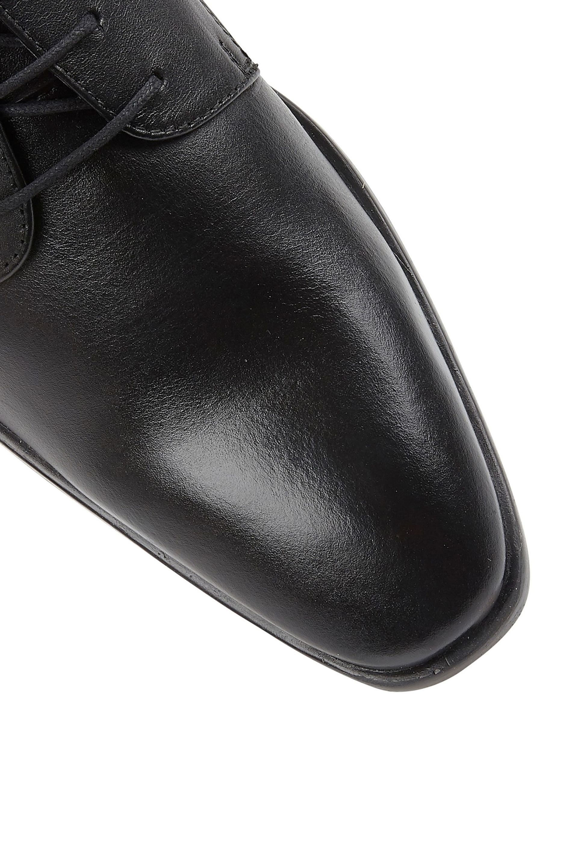 Lotus Charcole Black Leather Derby Shoes - Image 4 of 4
