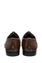 Lotus Brown Leather Oxford Shoes - Image 3 of 4