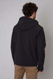 Threadbare Black Fleece Lined Hooded Jacket - Image 2 of 5