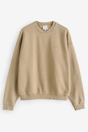 Lacoste Washed Brown Sweatshirt - Image 4 of 4