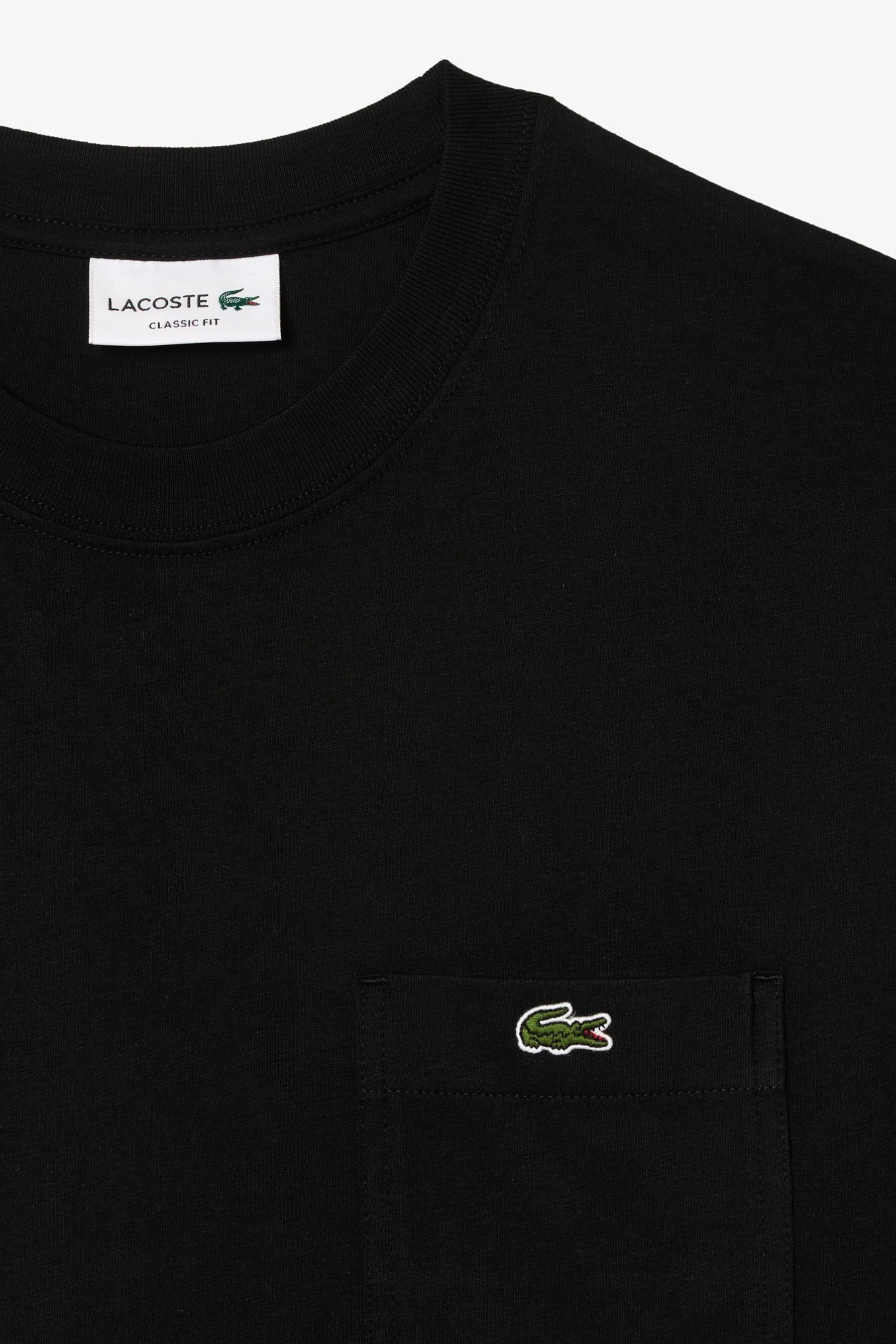 Lacoste t shirt with pocket cheap