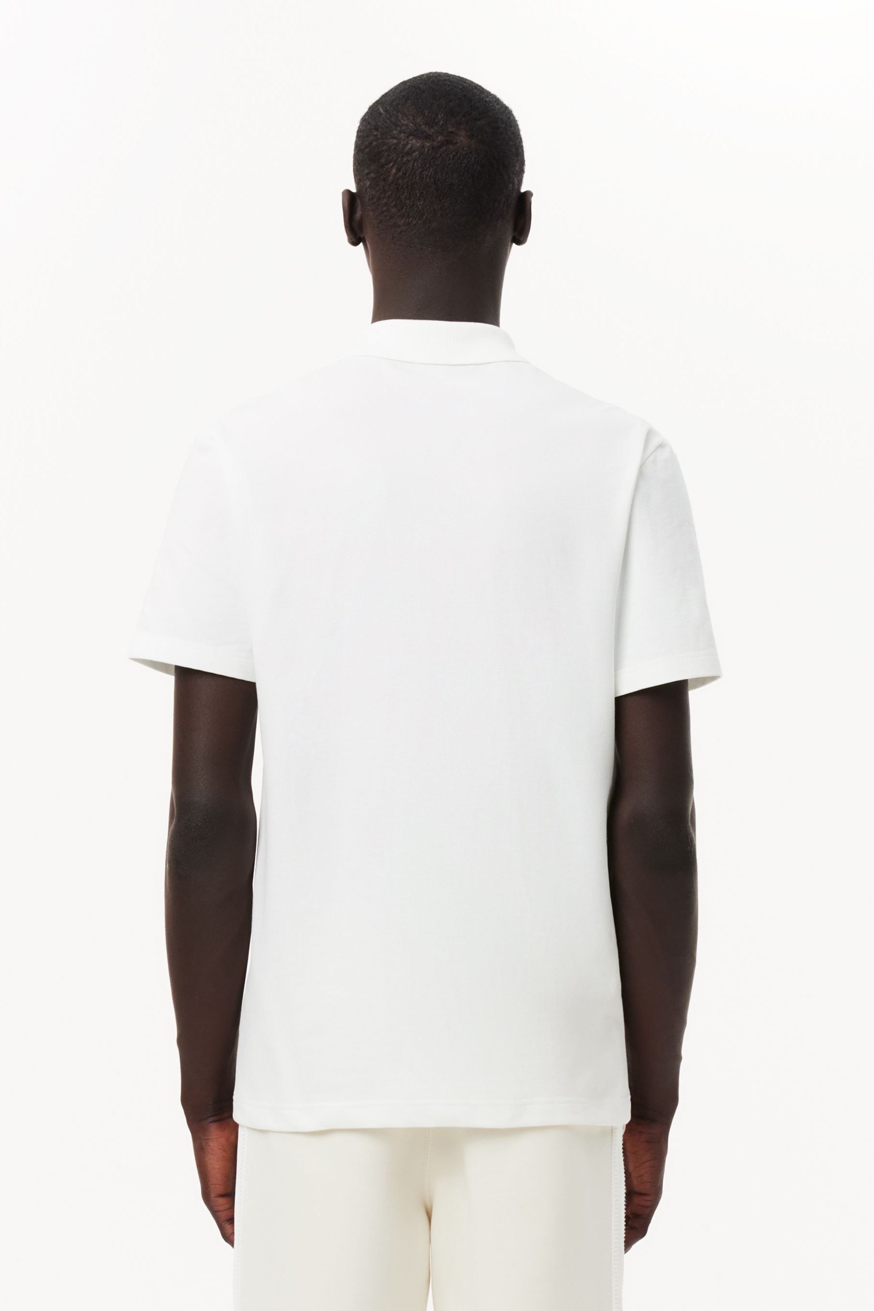 Lacoste white polo shirt cheap