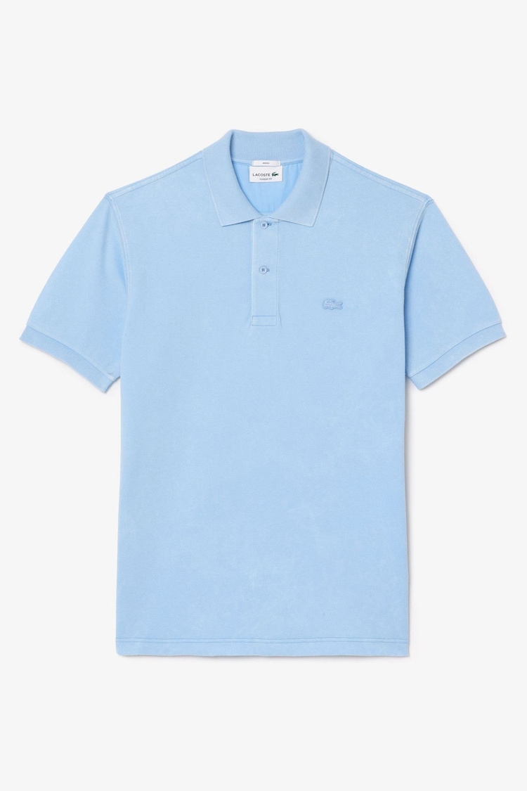 Lacoste Blue Originals Washed L1212 Polo Shirt - Image 1 of 3