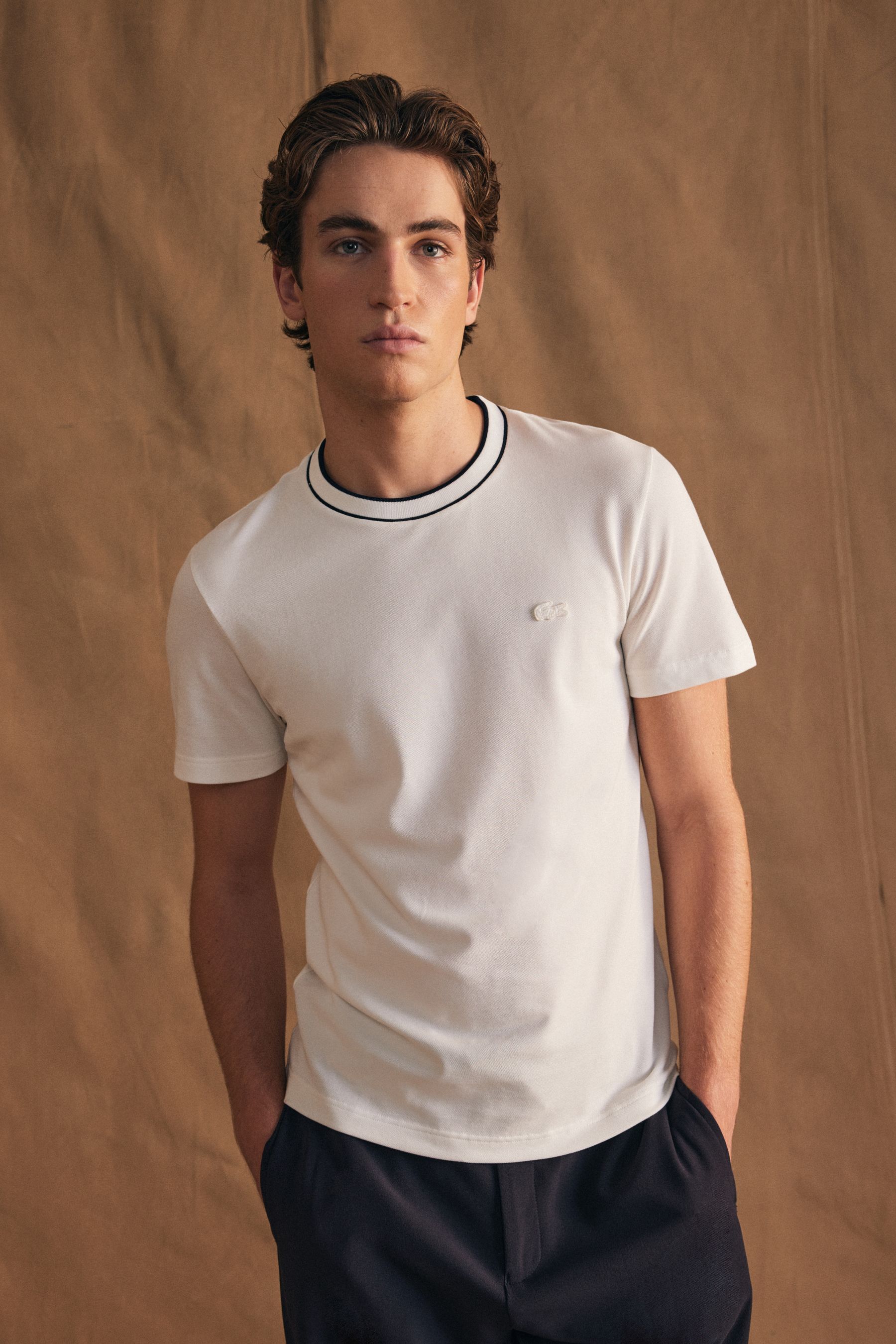 Lacoste ringer t shirt store