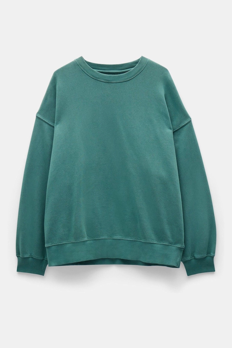 Hush Green Oversized Quaden Sweatshirt - Image 5 of 5