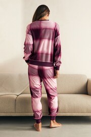 Berry Red Check Cosy Long Sleeve Pyjamas - Image 3 of 7