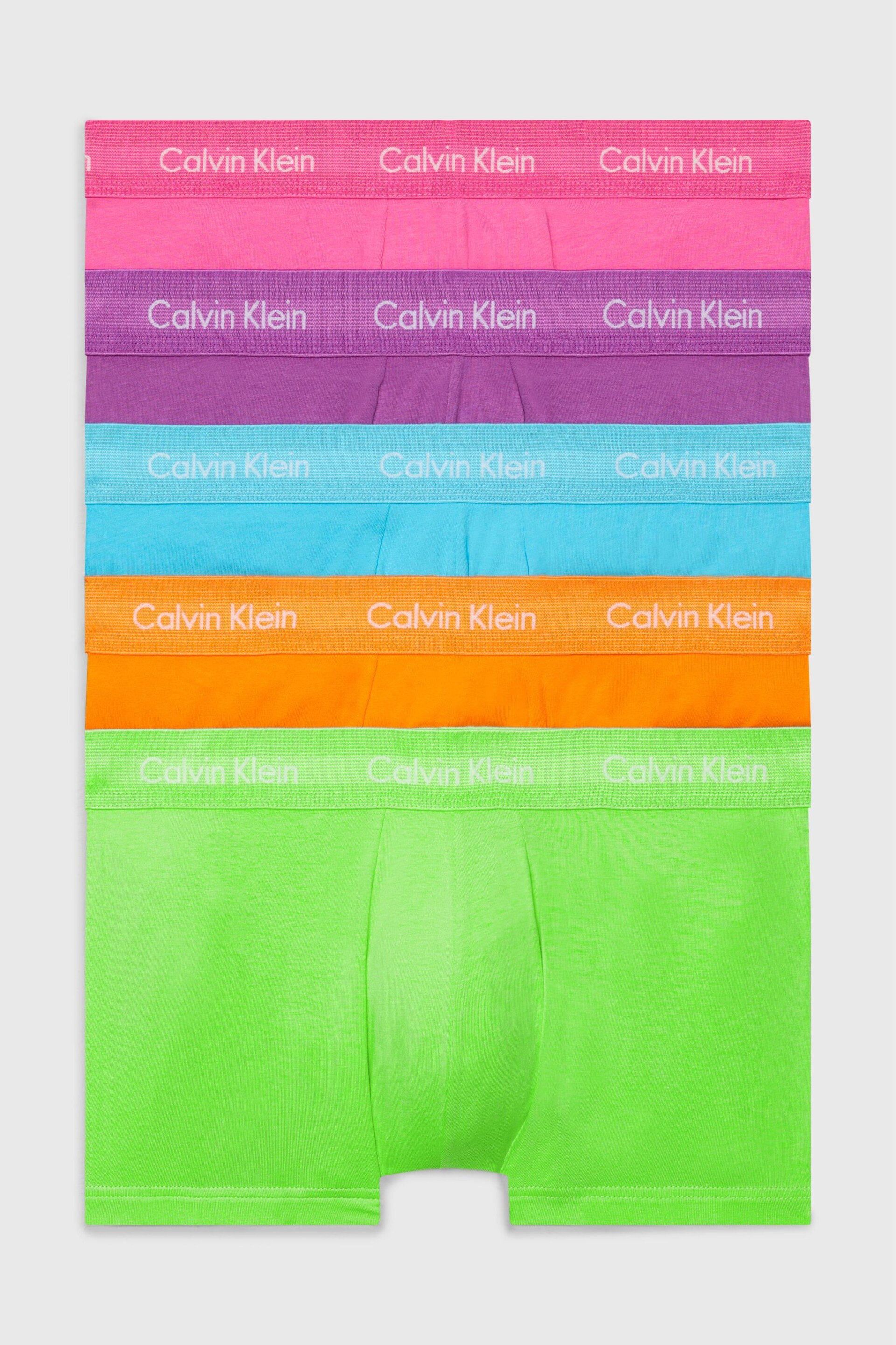 Calvin Klein Multicolour Low Rise Boxers 3 Pack - Image 2 of 3