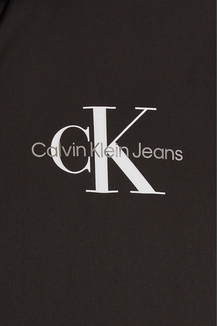 Calvin Klein Black Logo Zip Through Jacket - Image 6 of 6